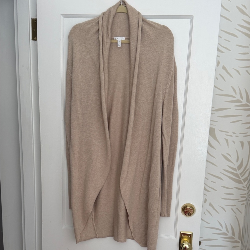 Leith Cozy Tan Women's Cardigan - Picture 2 of 2